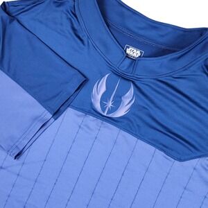 Star Wars Galaxys Edge Jedi Order T Shirt Mens XXXL Blue Cosplay Performance
